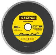 Отрезной диск Stayer "PROFESSIONAL" алмазный, сплошной 180мм 3664-180_z01