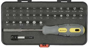 Отвертка с набором бит Stayer Max Grip 1/4 32шт 25925-H32 G