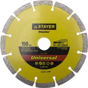 Отрезной диск Stayer "MASTER" алмазный, сегментный 150мм 36671-150