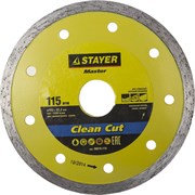 Отрезной диск Stayer "MASTER" алмазный, сплошной 115мм 36675-115