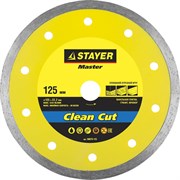 Отрезной диск Stayer "MASTER" алмазный, сплошной 125мм 36675-125