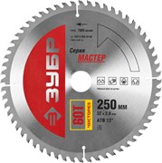 Пильный диск ЗУБР "Мастер-чистый" 250x32, 60Т 36914-250-32-60