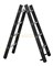 Двухсторонняя анодированная стремянка Zarges Z600 2x4 41189 - фото 100224