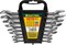 Набор рожковых ключей Kraftool Expert 8-24 мм, 8шт 27033-H8C - фото 262814