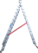 Алюминиевая трехсекционная лестница Новая Высота NV 523 3х12 5230312 - фото 289591