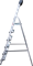 Алюминиевая стремянка Новая Высота NV1118 6 ступеней 1118106 - фото 291223
