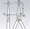 Длинногубцы KNIPEX KN-2622200 - фото 31249