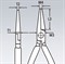 Длинногубцы KNIPEX KN-3021140SB - фото 31338