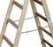 Двухсторонняя деревянная стремянка Krause 2х12 170149 - фото 319634