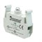 Блок-контакт подсветки EMAS с желтым светодиодом 100-230V AC BS - фото 323460