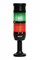 Сигнальная колонна EMAS 70мм, красная, зеленая 220V, светодиод LED, зуммер IK72L220ZM01 - фото 324958