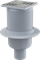 Сливной трап AlcaPlast APV2 105x105 мм, вертикальный выпуск 50 мм, нержавеющая сталь - фото 337735