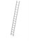 Алюминиевая двухсекционная лестница Sarayli 2x16 ступеней 4216 - фото 350421