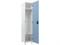 Шкаф для раздевалок ПРАКТИК WL 11-40 EL голубой/белый S35599615438 - фото 380230