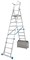 Телескопическая лестница с платформой Krause Stabilo 8-10 127648 - фото 386075
