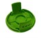 Крышка шпули пластиковая зеленая для триммера GREENWORKS 220V 500W - фото 405877