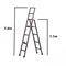 Стремянка телескопическая МИ ПРОФИ 4+5 ступ. (1.1м+1.4м) - фото 414771