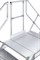 Переход Krause 827500 с платформой 625 мм 2x4 ступени 45° алюминиевый, передвижной - фото 692570